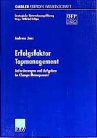 Abbildung von: Erfolgsfaktor Topmanagement - Deutscher Universitätsverlag