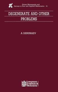 Enlarge image Cover: Degenerate and Other Problems - CRC Press