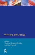 Cover: Writing and Africa - Routledge