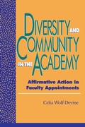 Cover: Diversity and Community in the Academy - Rowman & Littlefield Publishers