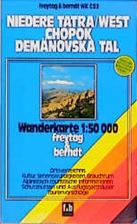 Abbildung von: Niedere Tatra /West - Chopok - Demänorskà Tal - Freytag-Berndt und ARTARIA