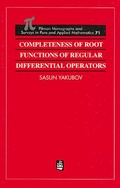Cover: Completeness of Root Functions of Regular Differential Operators - CRC Press