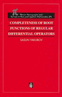 Enlarge image Cover: Completeness of Root Functions of Regular Differential Operators - CRC Press