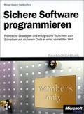 Cover: Sichere Software programmieren - Microsoft