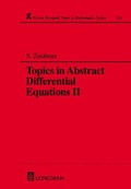 Cover: Topics in Abstract Differential Equations II - CRC Press