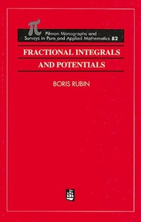 Enlarge image Cover: Fractional Integrals and Potentials - CRC Press