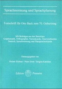 Enlarge image Cover: Sprachnormung und Sprachplanung - Praesens Verlag