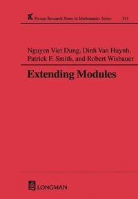 Abbildung von: Extending Modules - CRC Press