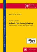 Cover: Robotik und ihre Regulierung - Berliner Wissenschafts-Verlag
