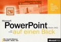Cover: Microsoft PowerPoint Version 2002 auf einen Blick - Microsoft