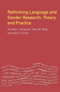 Cover: Rethinking Language and Gender Research - Longman