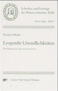 Cover: Leopardis Unendlichkeiten - Narr Francke Attempto