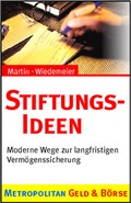 Cover: Stiftungsideen - Metropolitan in Walhalla u. Praetoria