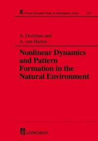 Enlarge image Cover: Nonlinear Dynamics and Pattern Formation in the Natural Environment - CRC Press