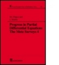 Cover: Progress in Partial Differential Equations - CRC Press