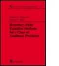 Cover: Boundary-field Equation Methods For a Class of Nonlinear Problems - CRC Press