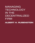 Cover: Managing Technology in the Decentralized Firm - iUniverse