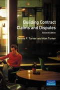Cover: Building Contract Claims and Disputes - Longman