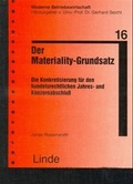 Cover: Der Materiality-Grundsatz - Linde
