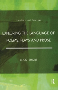 Enlarge image Cover: Exploring the Language of Poems, Plays and Prose - Longman