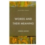 Cover: Words and Their Meaning - Routledge