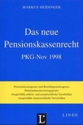 Cover: Das neue Pensionskassenrecht - PKG-Nov 1998 - Linde