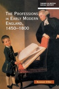 Cover: The Professions in Early Modern England, 1450-1800 - Longman