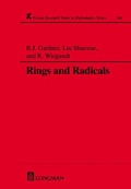 Cover: Rings and Radicals - CRC Press