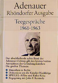Enlarge image Cover: Adenauer - Rhöndorfer Ausgabe - Siedler