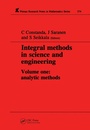 Cover: Integral Methods in Science and Engineering - CRC Press