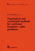 Cover: Topological and Variational Methods for Nonlinear Boundary Value Problems - CRC Press