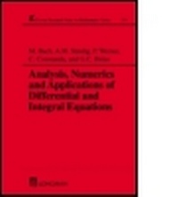 Enlarge image Cover: Analysis, Numerics and Applications of Differential and Integral Equations - CRC Press
