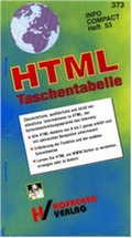 Cover: HTML-Taschentabelle - Hofacker, W