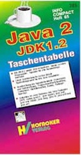 Cover: JAVA2 /JDK 1.2 Taschentabelle - Hofacker, W