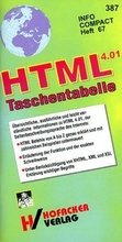 Cover: PC-Combo HTML 4.01 Taschentabelle - Hofacker, W