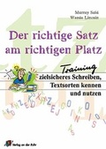 Cover: Der richtige Satz am richtigen Platz - Verlag an der Ruhr