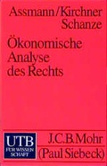 Cover: &Ouml;konomische Analyse des Rechts - UTB