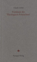 Cover: Fortdauer des Theologisch-Politischen? - Passagen