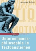Cover: Unternehmensphilosophie in Textbausteinen - Wirtschaftsverlag Carl Ueberreuter