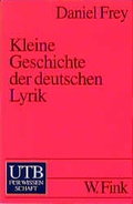 Cover: Kleine Geschichte der deutschen Lyrik - UTB