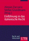 Cover: Einf&uuml;hrung in das italienische Recht - UTB