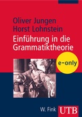 Cover: Einf&uuml;hrung in die Grammatiktheorie - UTB
