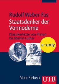 Enlarge image Cover: Staatsdenker der Vormoderne - UTB