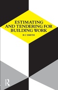 Cover: Estimating and Tendering for Building Work - Routledge