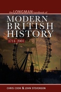 Cover: Longman Handbook to Modern British History 1714 - 2001 - Longman