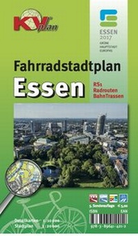 Abbildung von: Essen - Fahrradstadtplan - Kommunalverlag Tacken