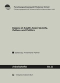 Cover: Essays on South Asian Society, Culture and Politics - Arabische Buch