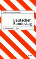 Cover: K&uuml;rschners Volkshandbuch Deutscher Bundestag - NDV