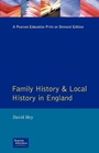 Cover: Family History and Local History in England - Longman
