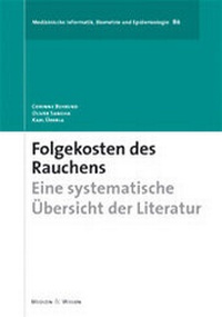 Enlarge image Cover: Folgekosten des Rauchens - Urban & Vogel